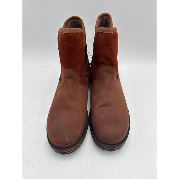 Bos. And Co. STRIVE RUST Women's NEW Suede Zip-Up Ankle Boots Brown EU Size 37 - Picture 6 of 10